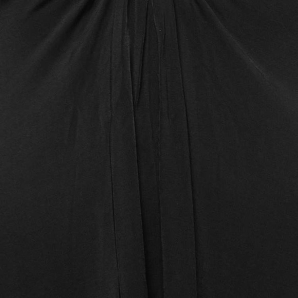 Just Cavalli Black Jersey U-Ring Ruched Detail Mini Dress - Picture 6 of 7